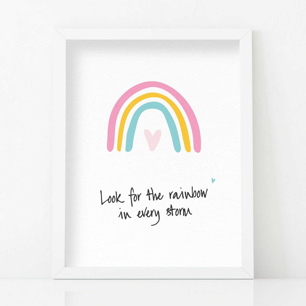 Rainbow in every Storm Art Print