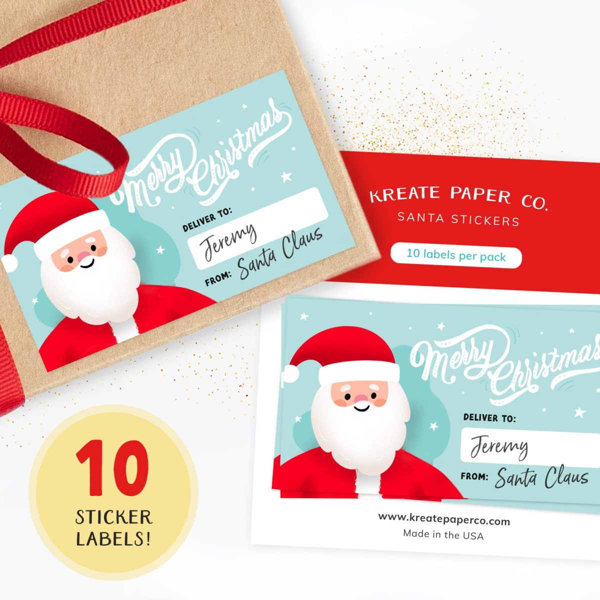 Santa Labels