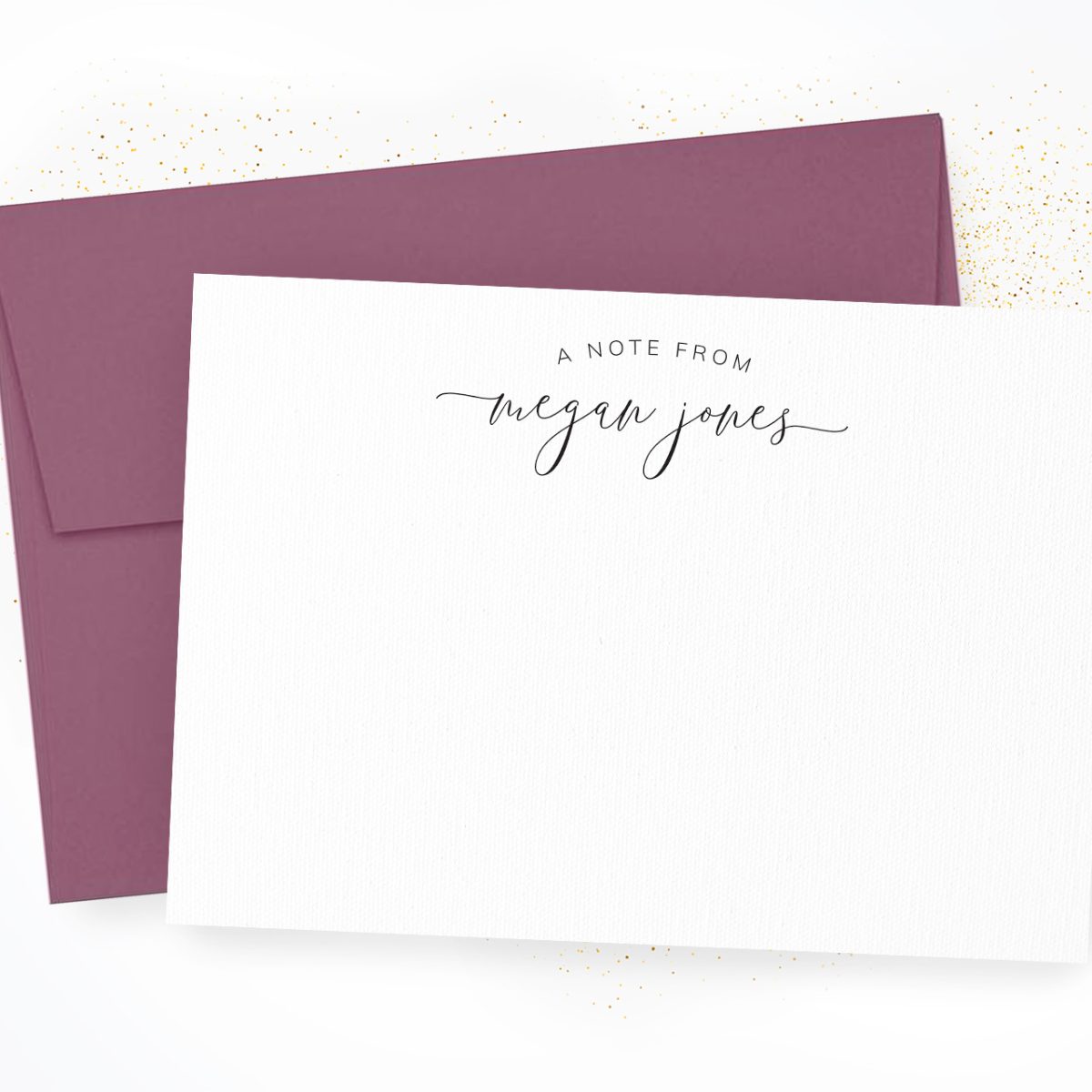 Personalized Note Cards and Envelopes, Notecards Custom
