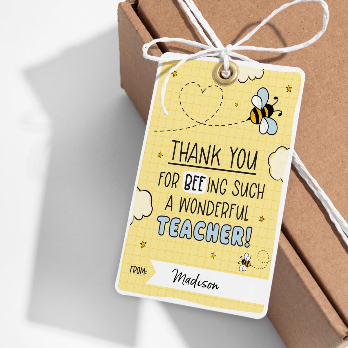 Teacher Thank You Tag (Digital)