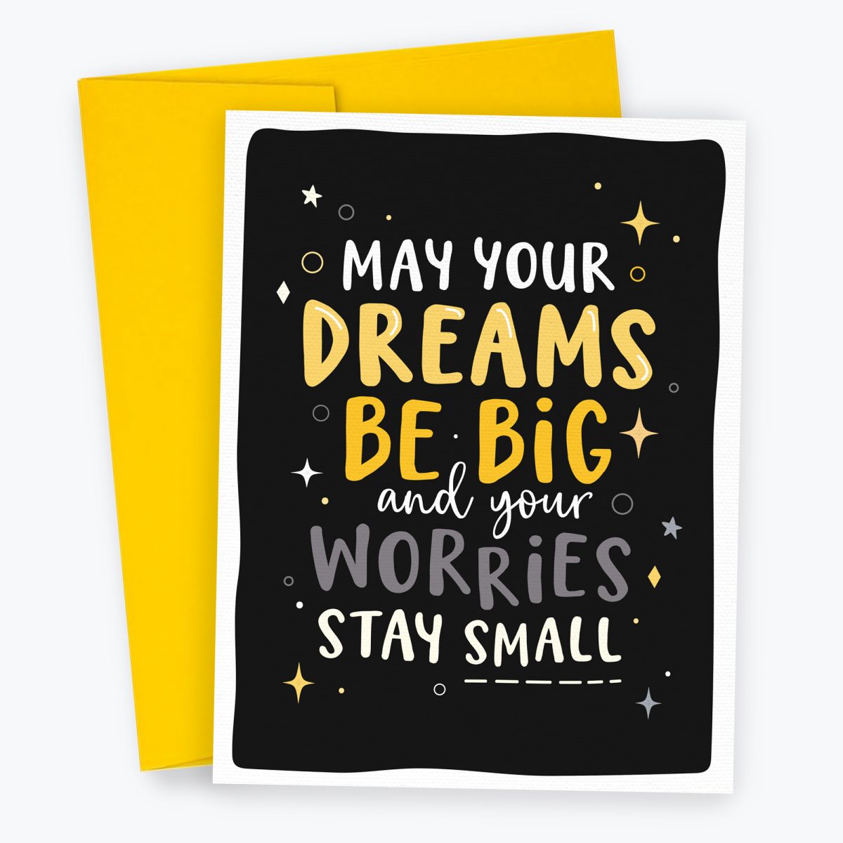 Graduation Card - May your dreams be big and worries small