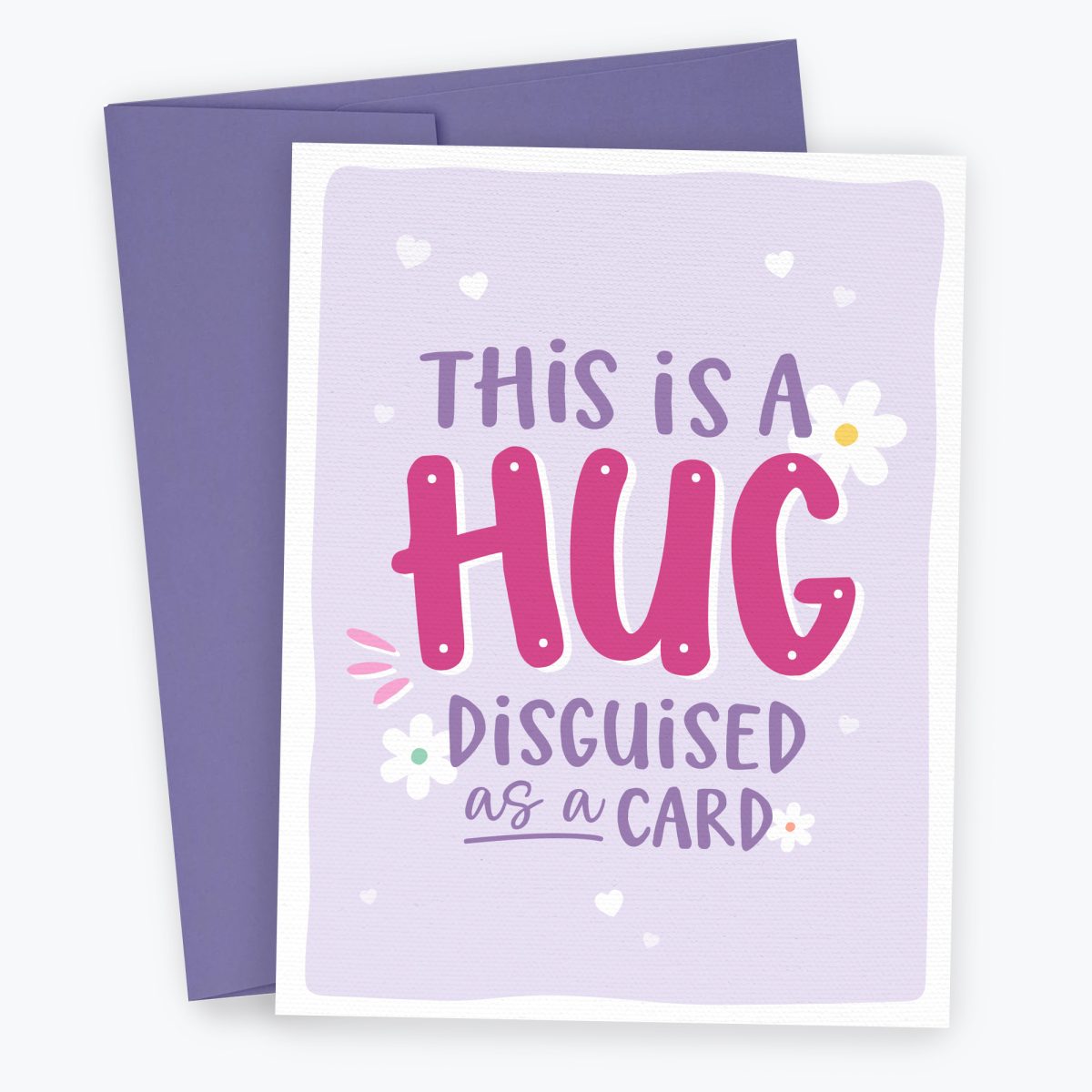 This is a Hug Disguised as a Card - Heartfelt Card, Sending Hugs
