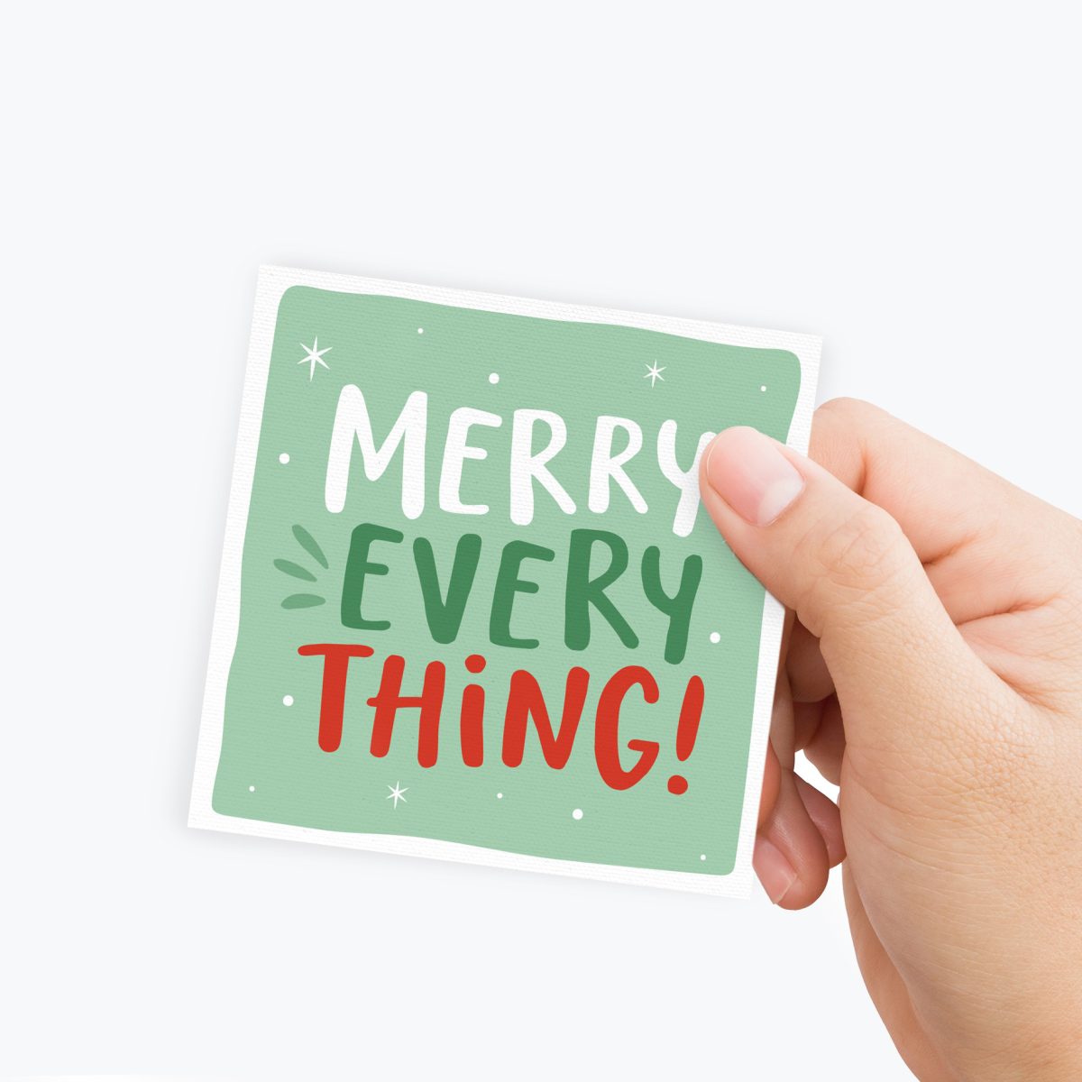 Mini Cards - Merry Everything, Christmas Card