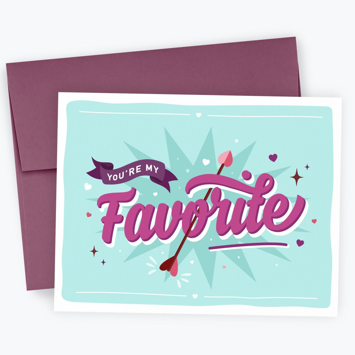 You're My Favorite Card, Greeting Card