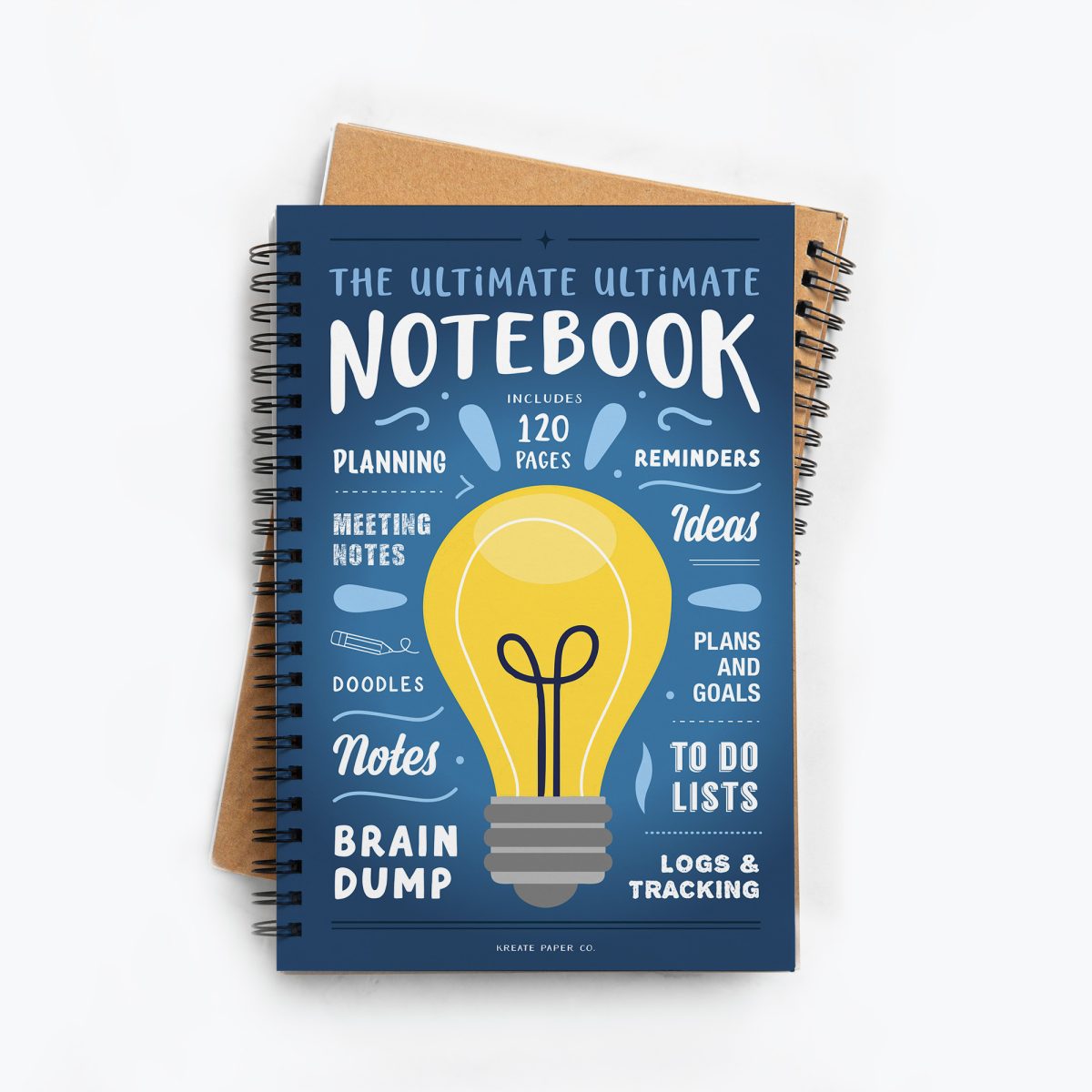 The Ultimate Ultimate Notebook – the only notebook you'll ever need! Perfect for meeting notes, to-do lists, planning, logs and tracking, brain dumps, and more. Whether you're organizing your day or capturing creative ideas, this versatile notebook has you covered.