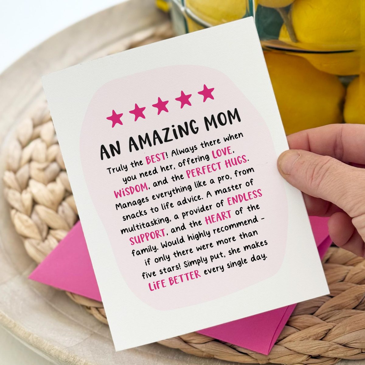 Amazing Mom Card