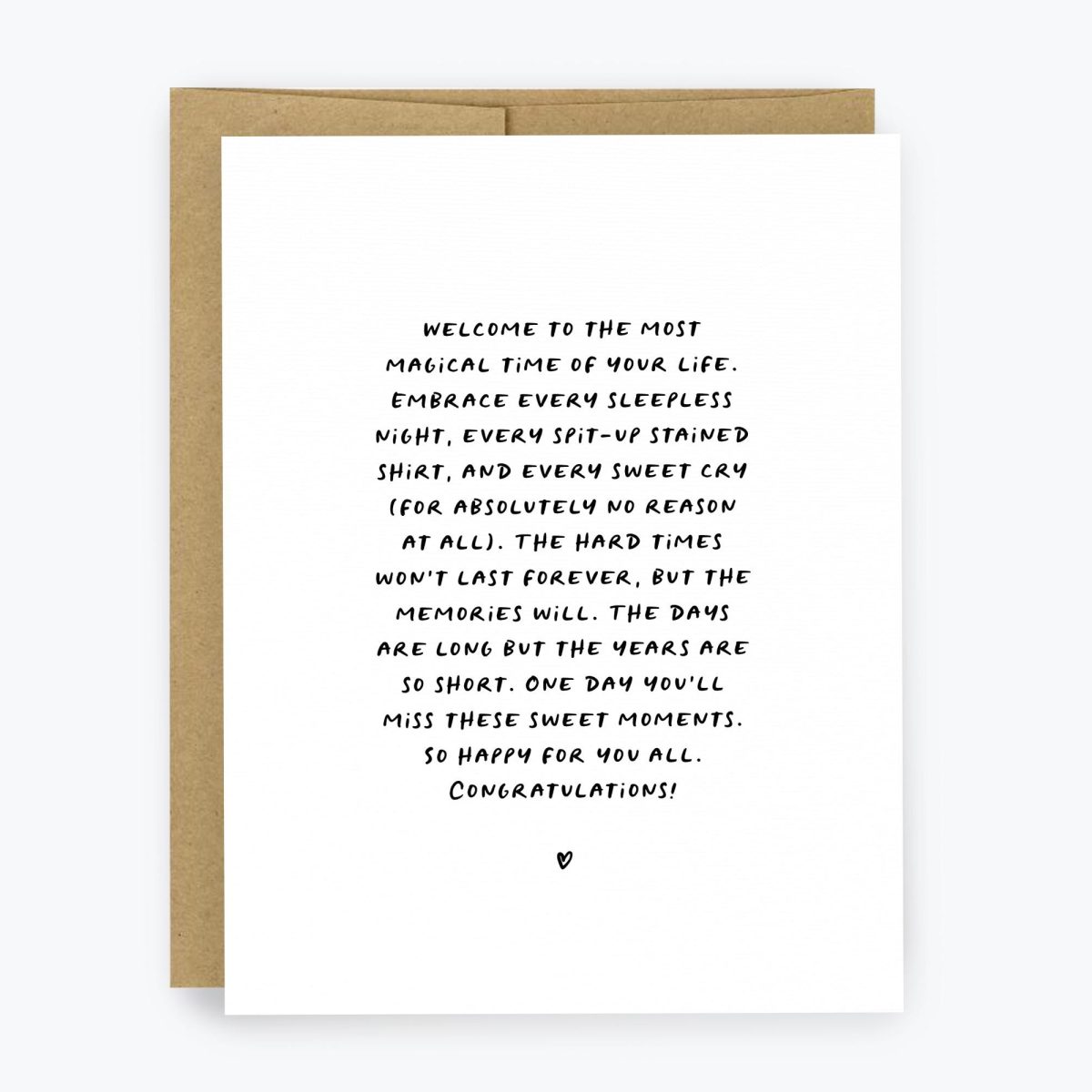 Most Magical Time Of Your Life - New Baby Card