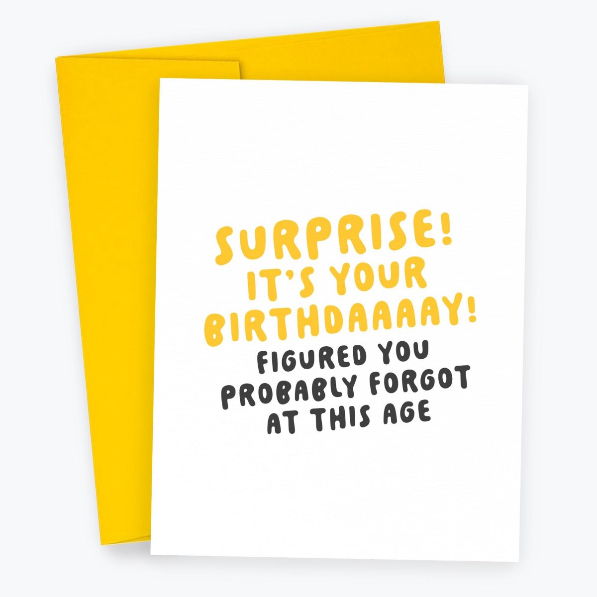 Funny Old Age Birthday Card