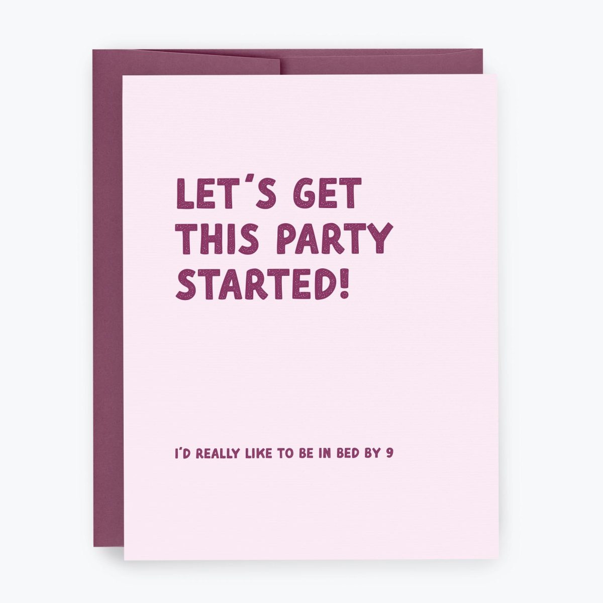 Bed By 9 Greeting Card