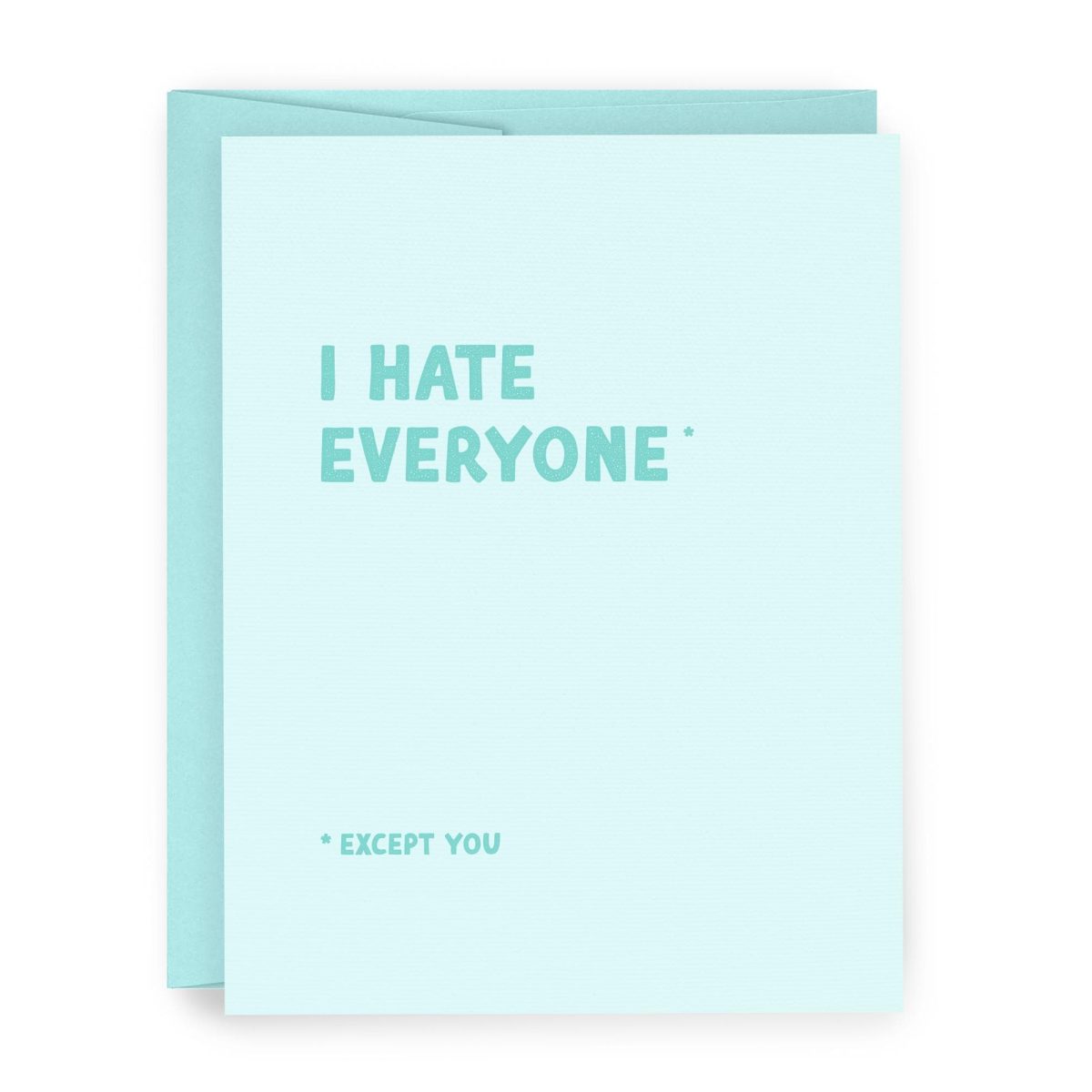 I Hate Everyone Except You