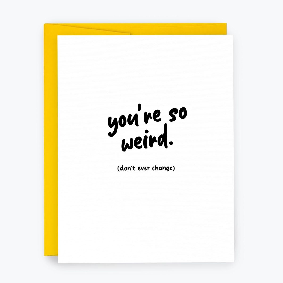 Funny And Simple Anniversary Card