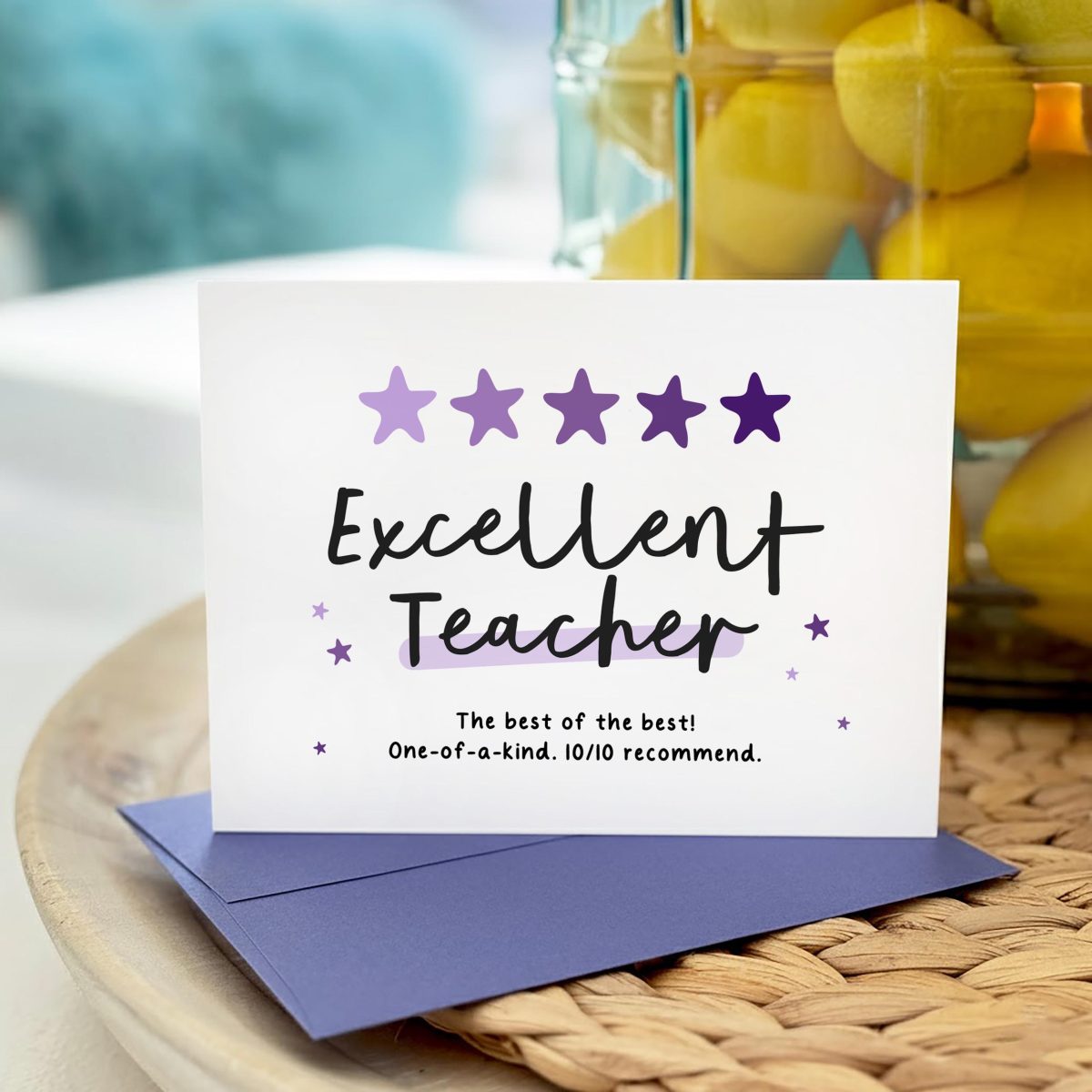Excellent Teacher Greeting Card