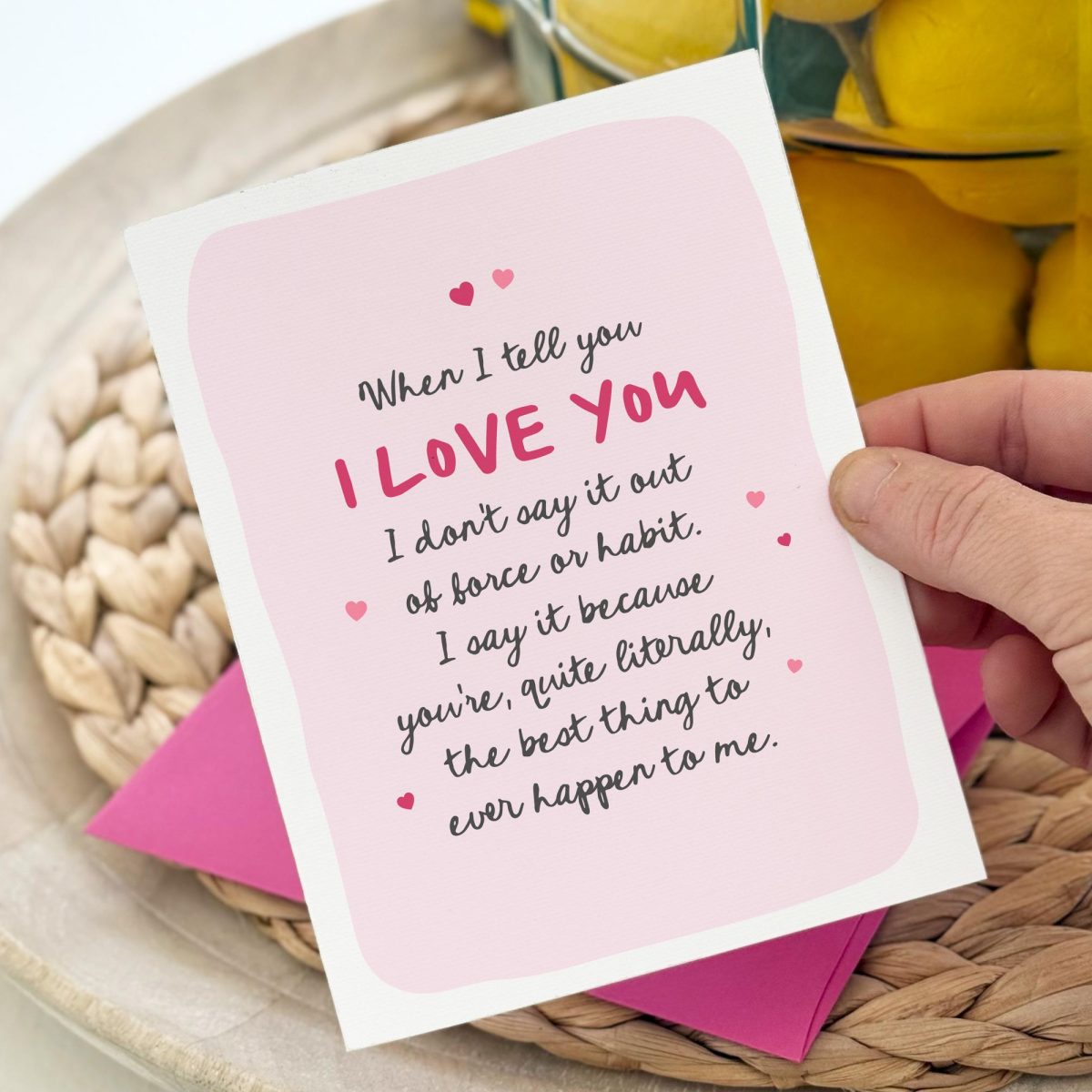 Romantic Valentines Day Card