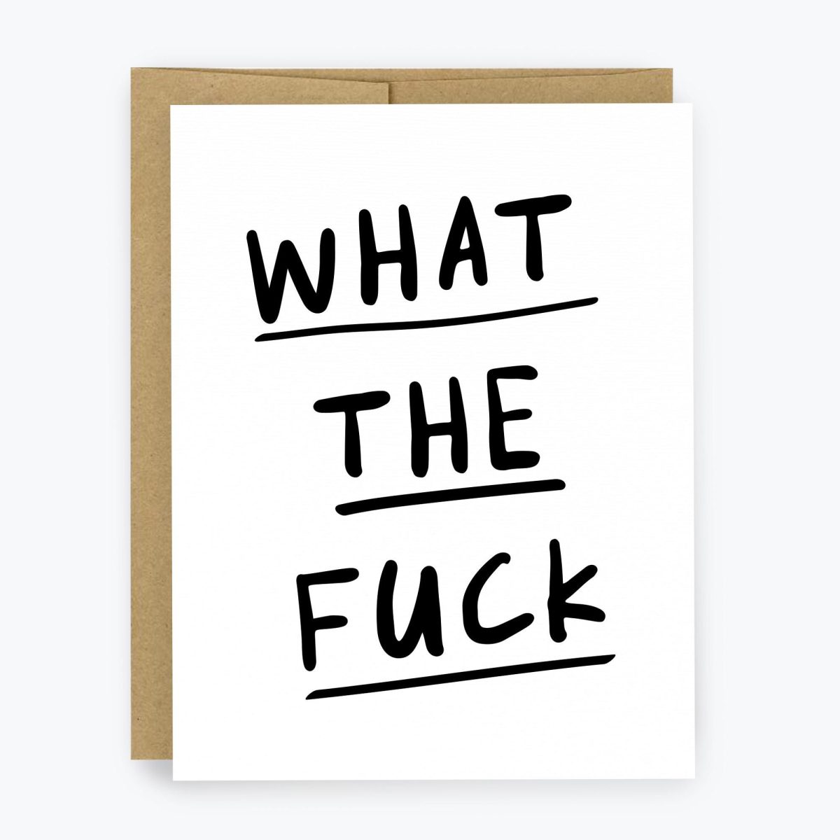 What the Fuck Greeting Card