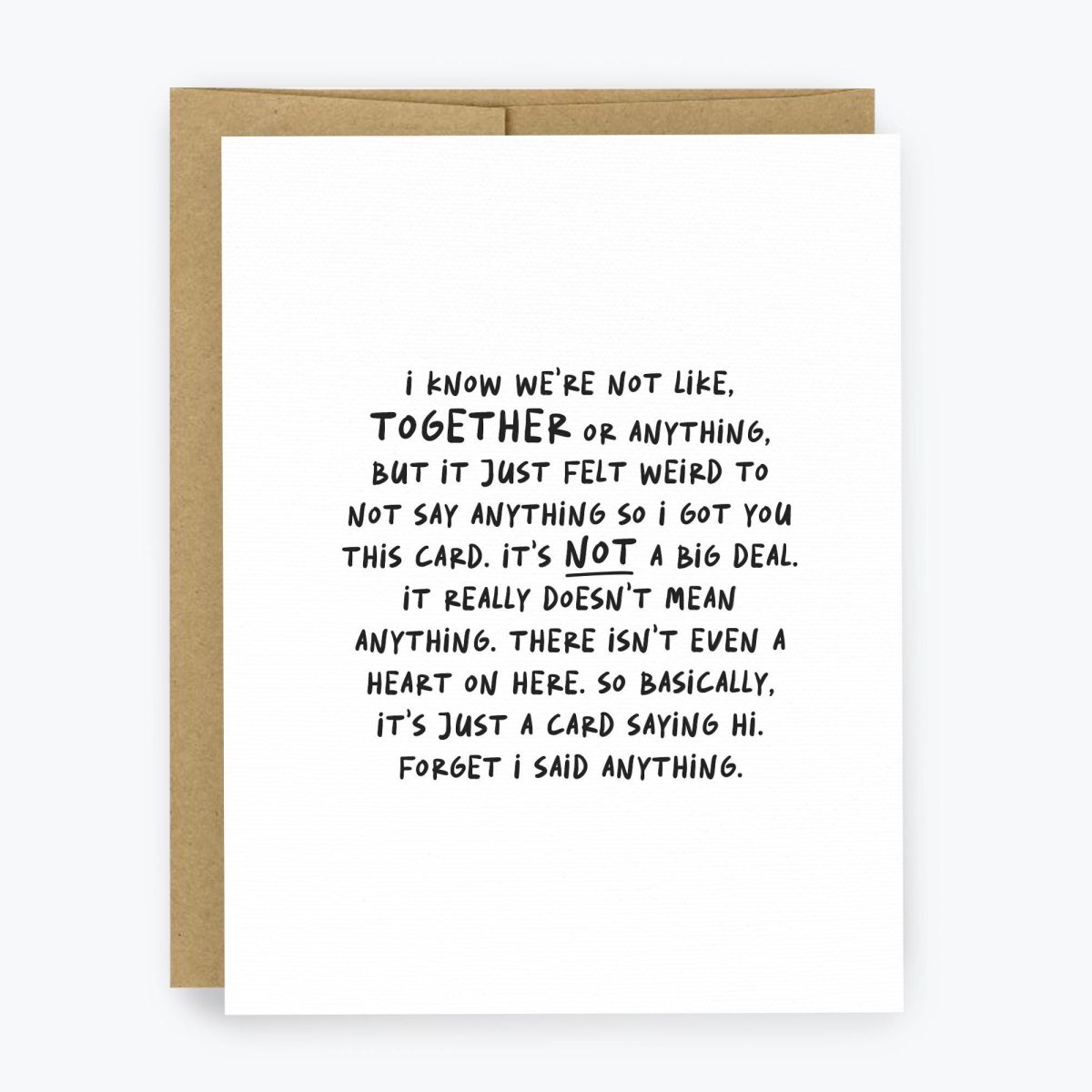 Awkward Dating Valentines Card