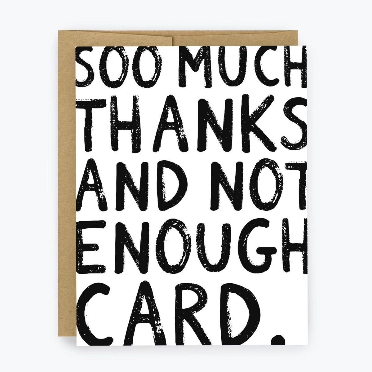 So Much Thanks Thank You Greeting Card