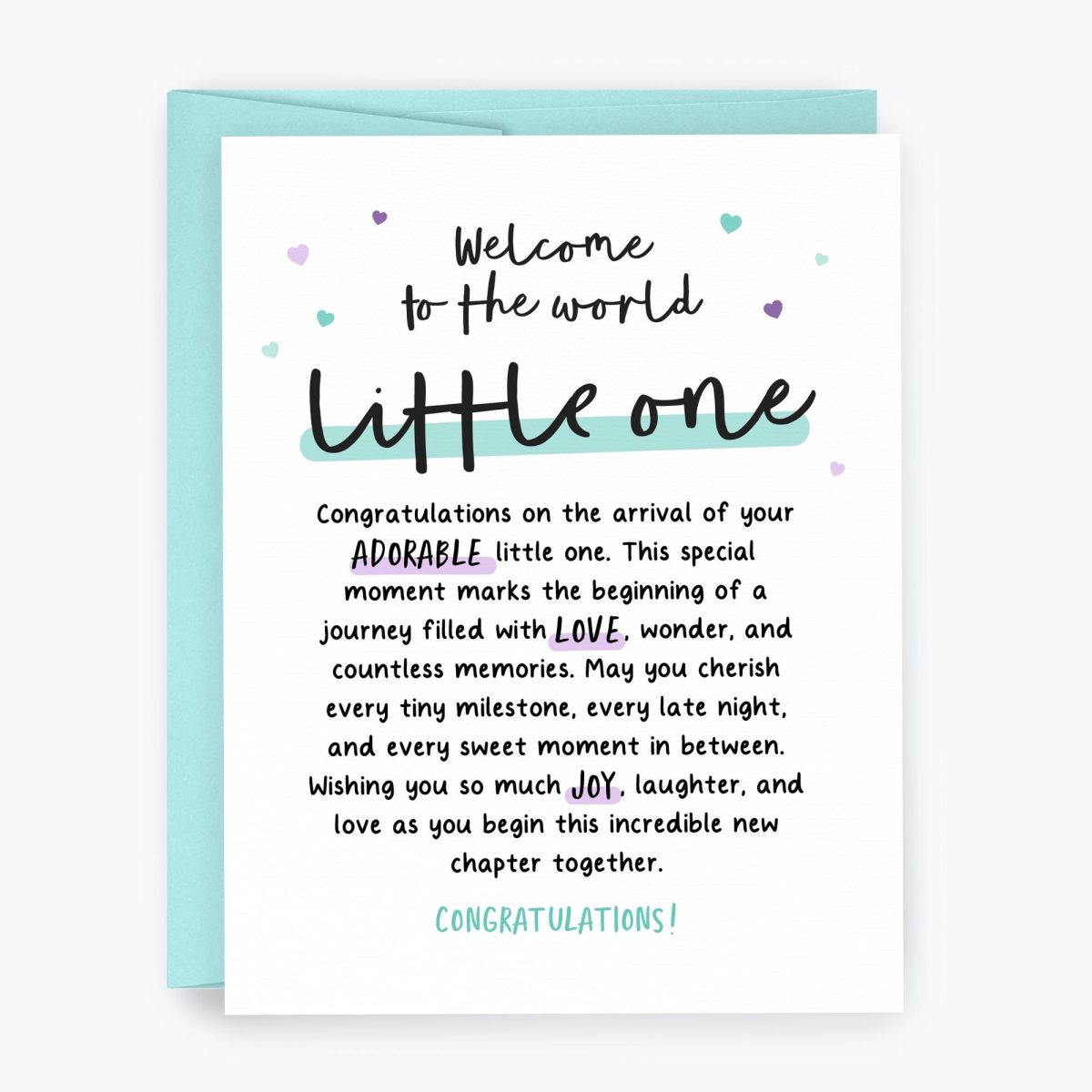 New Baby Card