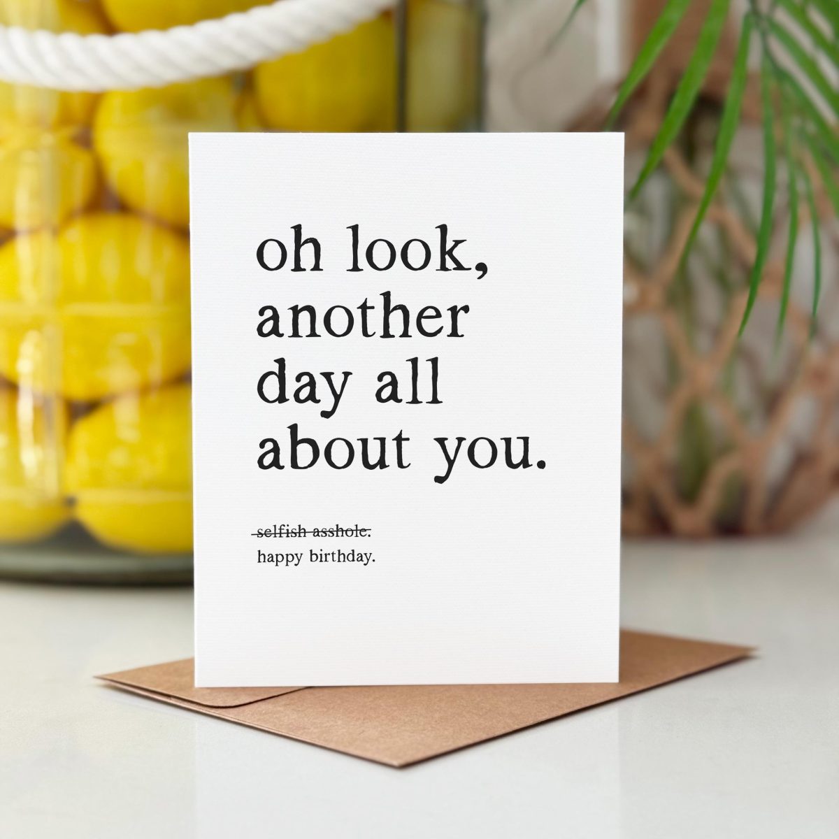 All About You Funny Birthday Card