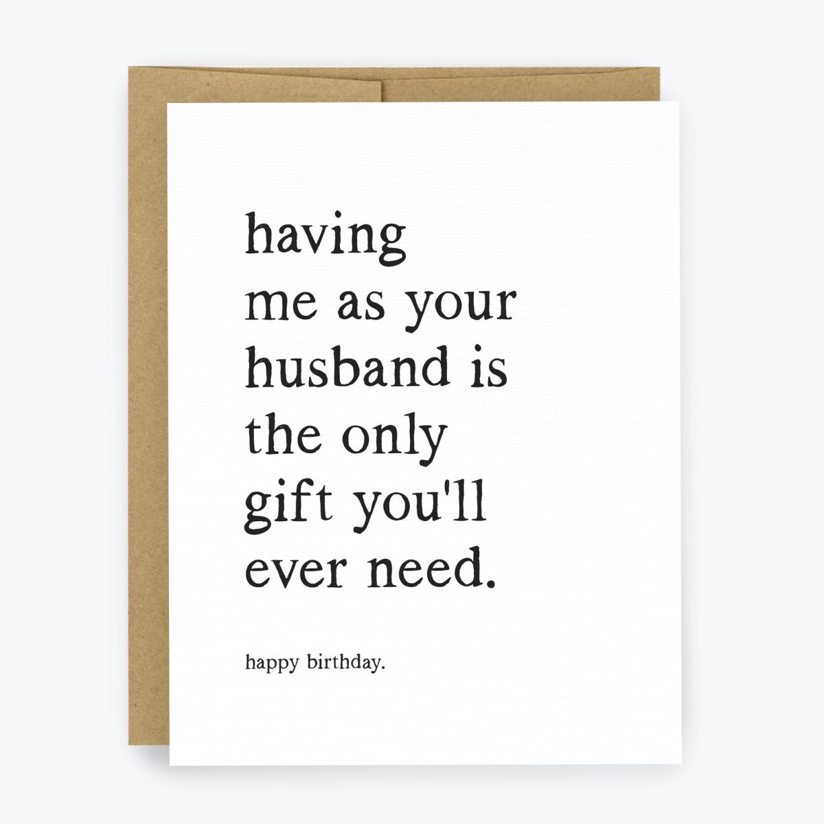 Funny Birthday Card for Wife