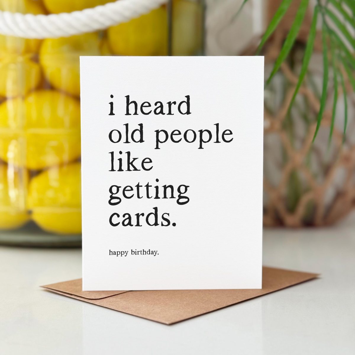 Funny Old Age Card