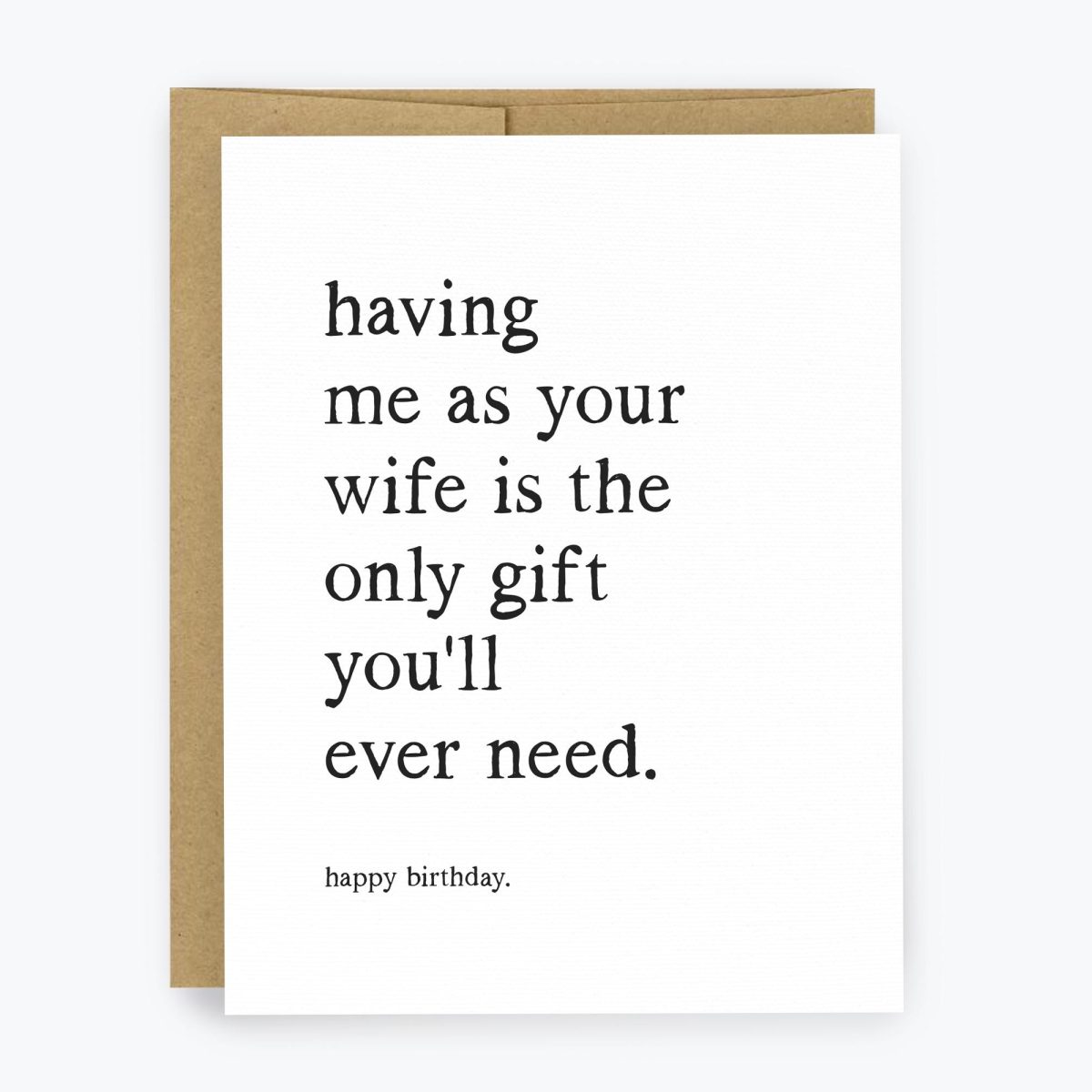Funny Birthday Card for Husband