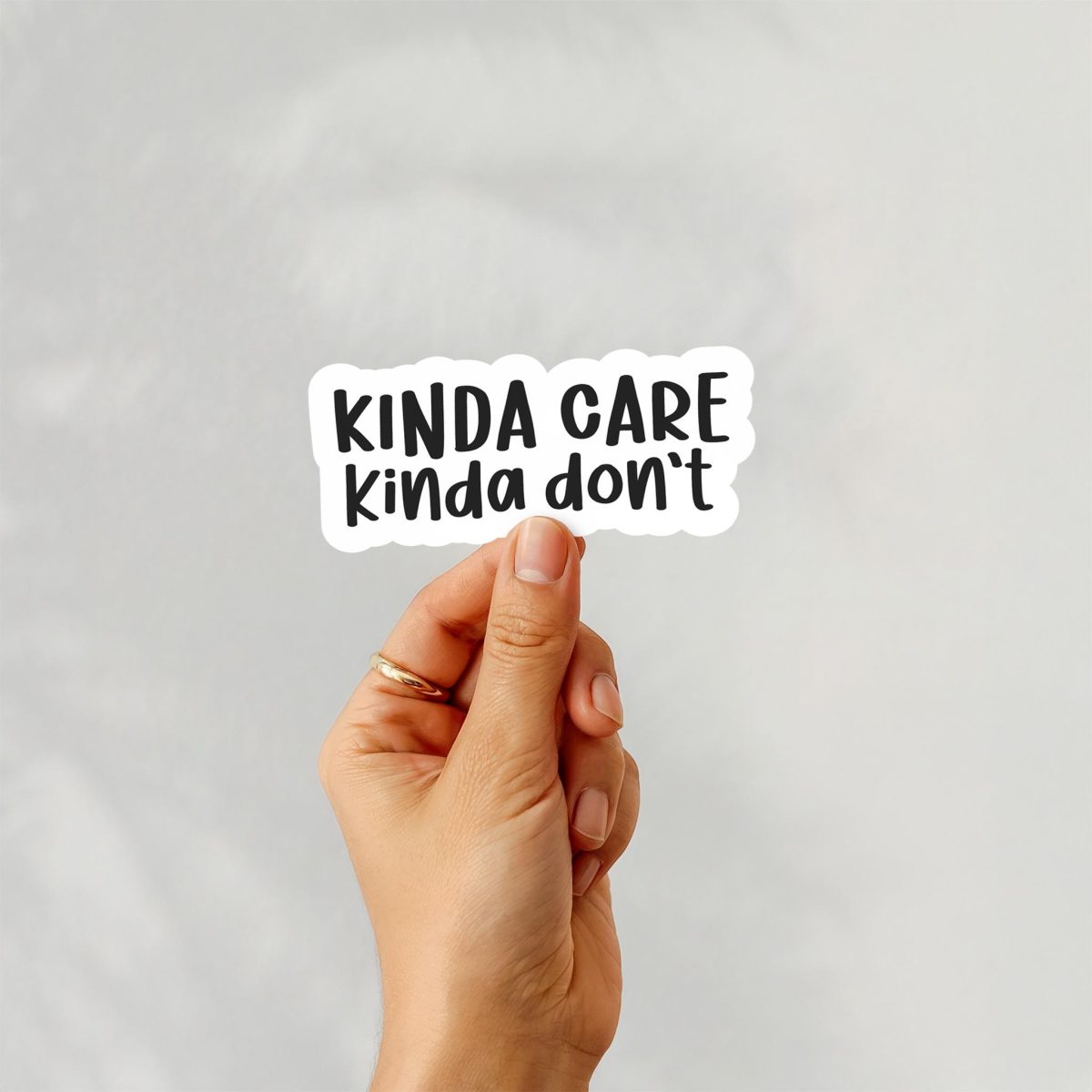 Kinda Care Sticker