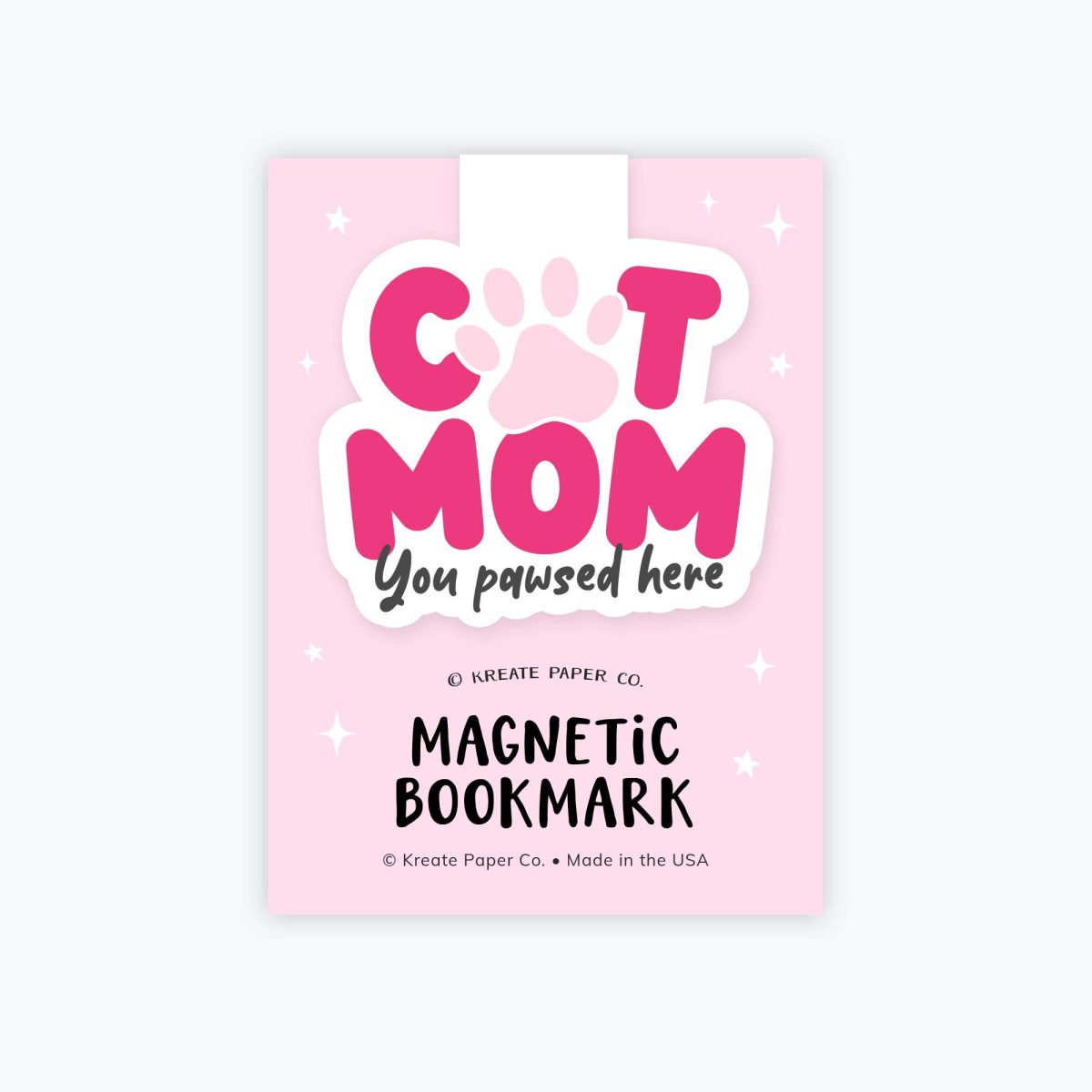 Magnetic Bookmark - Cat Mom