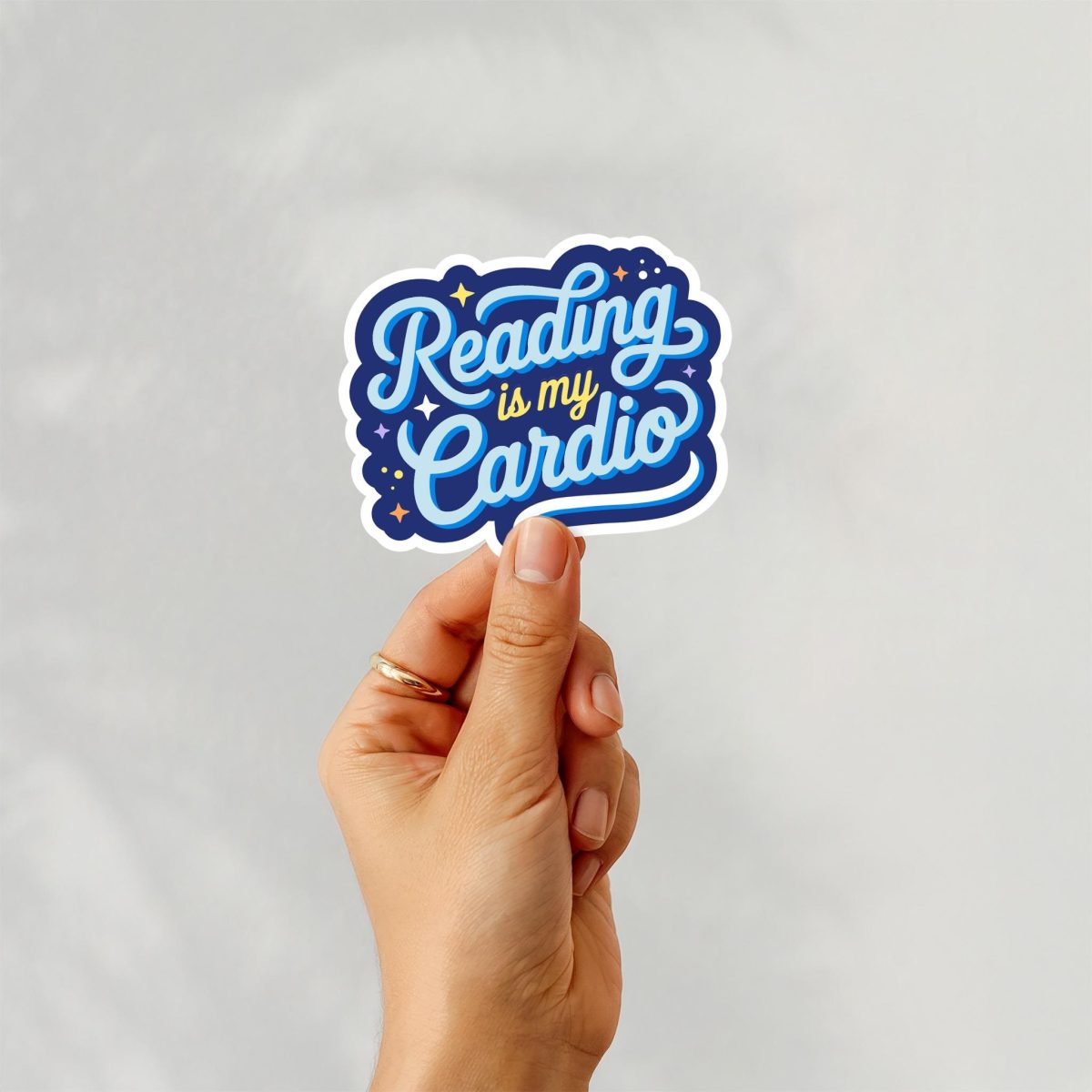 Reading Is My Cardio Sticker