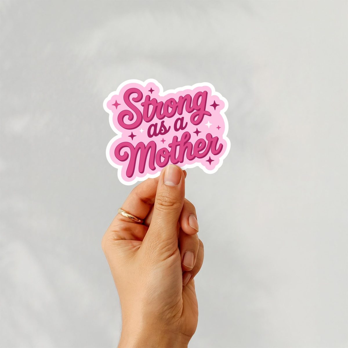 Strong as a Mother Sticker