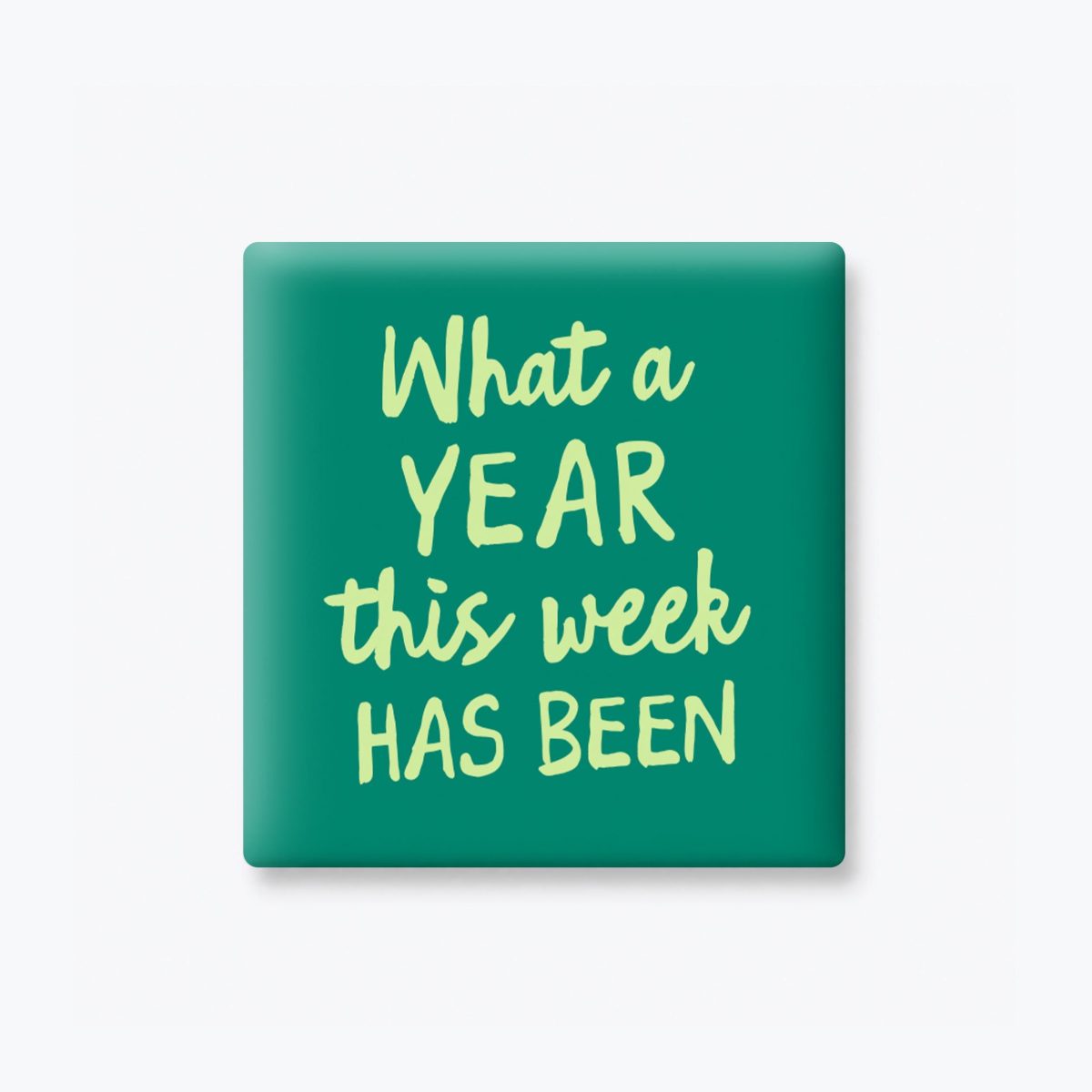 What a Year This Week Has Been Magnet