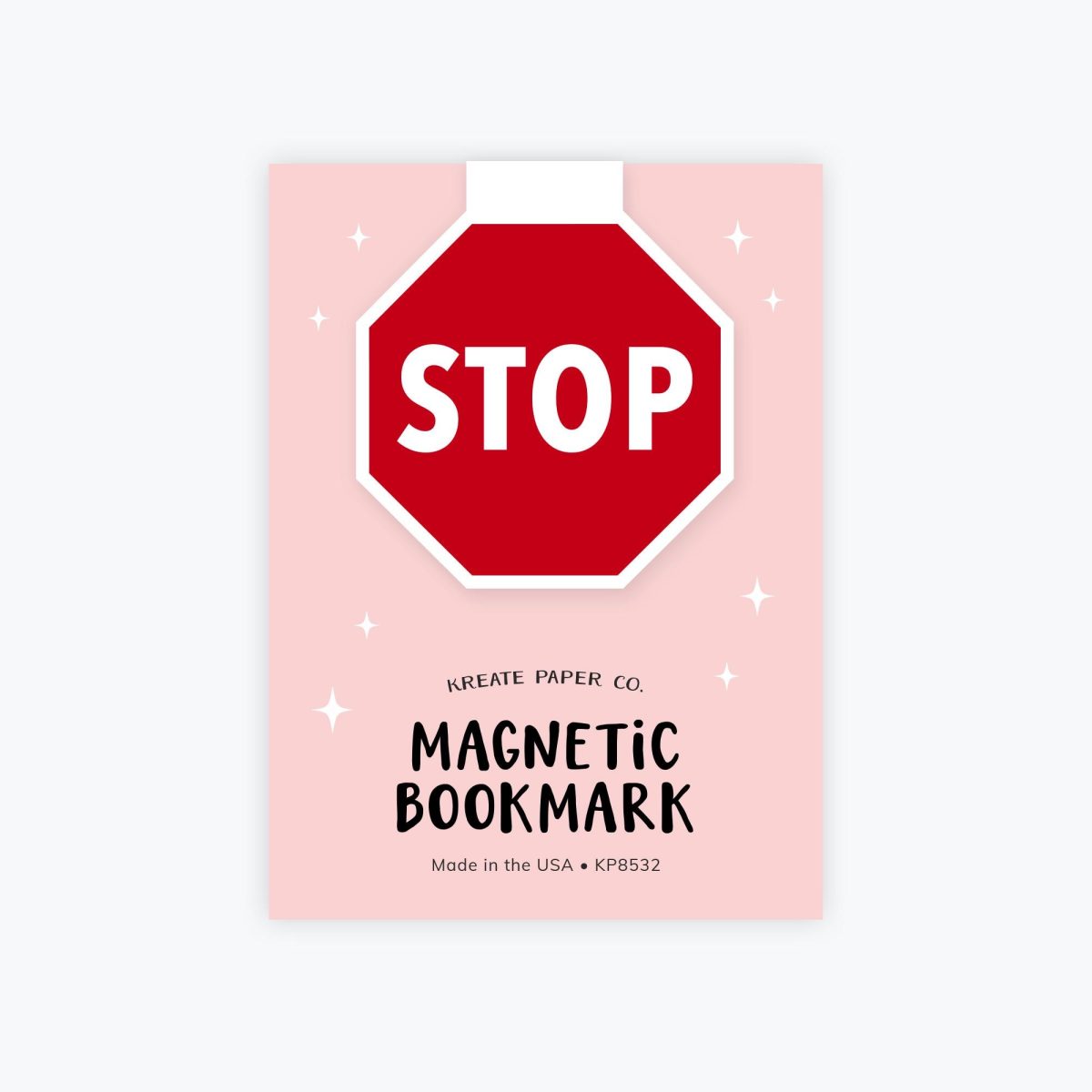 Magnetic Bookmark - Stop