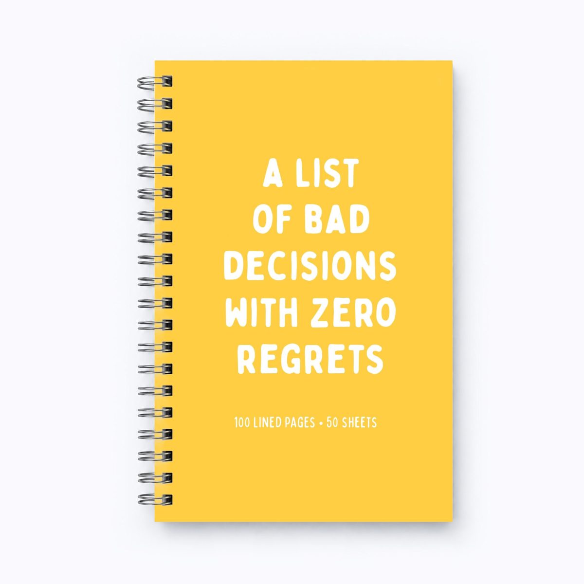 Funny Notebook - Bad Decisions