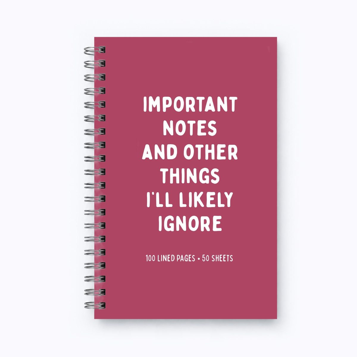 Funny Notebook - Things I'll Likely Ignore